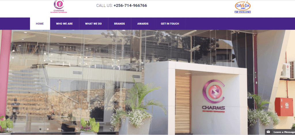 Charms Uganda Ltd Website Redesign